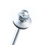 Isolatieschroeven blank 75 of 100 mm (100 stuks)