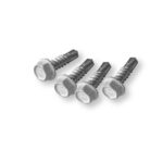 Zelftappende schroeven wit (100 stuks)