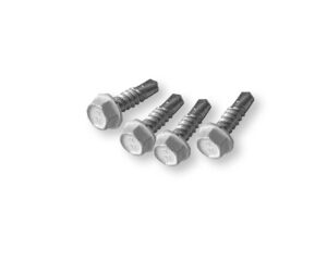 Zelftappende schroeven wit (100 stuks)