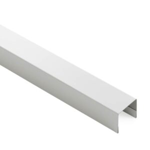 U-profiel (300 cm) - 40 mm, Wit