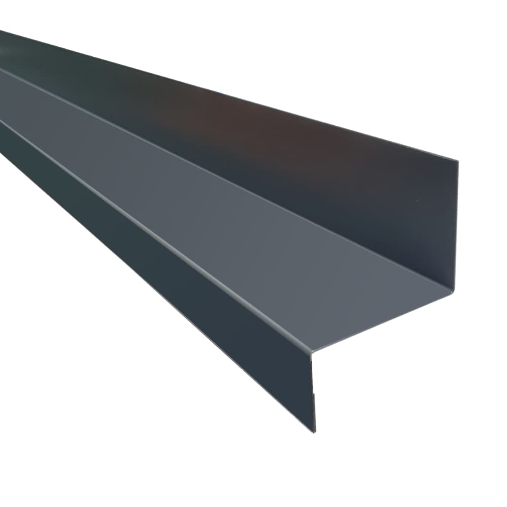 Lekdorpel tbv 40/50 mm wandpanelen antraciet (300 cm)