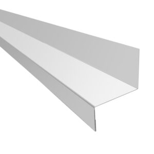 Lekdorpel tbv 40/50 mm wandpanelen wit (300 cm)