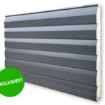 Potdeksel/rabat sandwichpanelen 50 mm isolatie